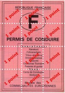 nombre de point de permis